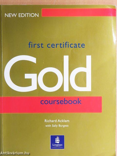 First Certificate Gold - Coursebook