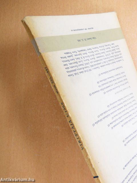 Virittäjä 4/1969