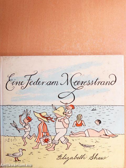 Eine Feder am Meeresstrand