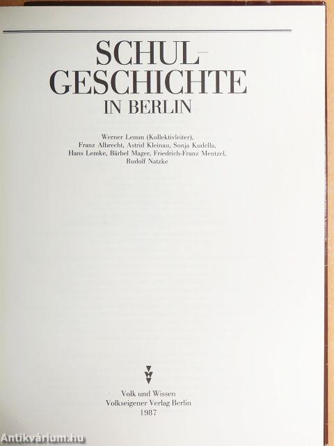 Schulgeschichte in Berlin