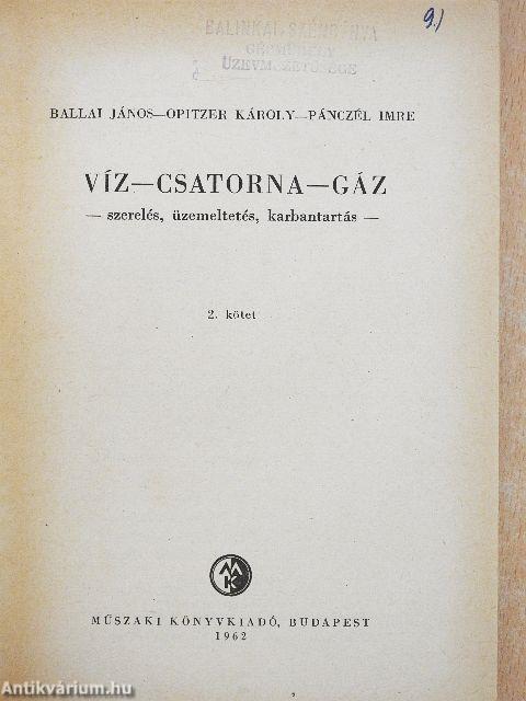 Víz-csatorna-gáz 2.