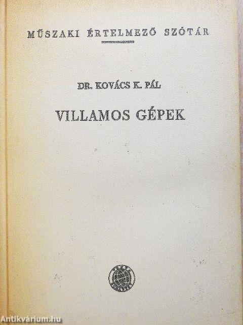 Villamos gépek