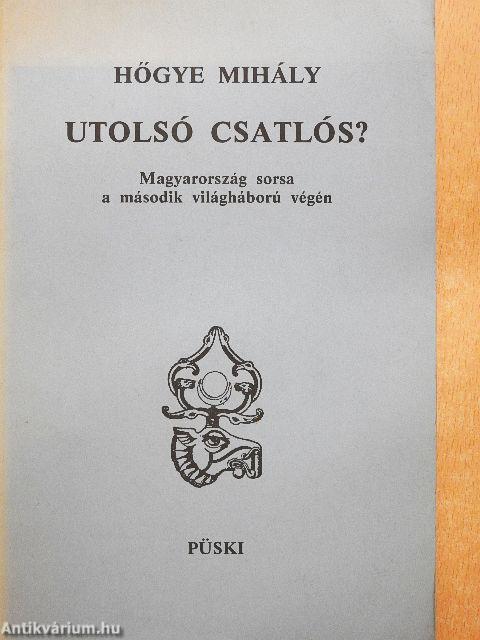 Utolsó csatlós?