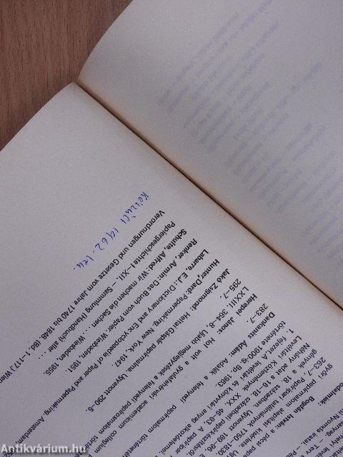 Papírkészítőink mesterségszavai