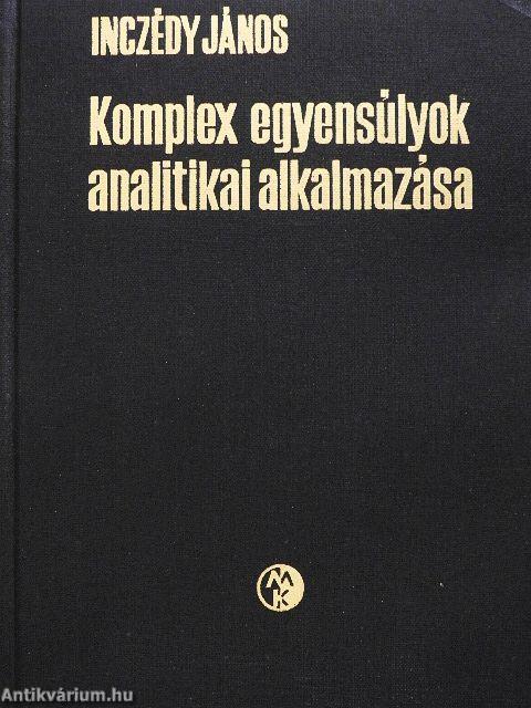 Komplex egyensúlyok analitikai alkalmazása