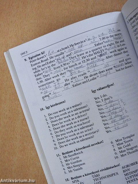 Angol nyelv alapfokon 1.