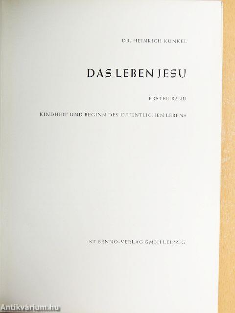 Das Leben Jesu I-II.