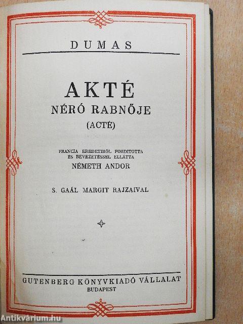 Akté/Pamphile kapitány
