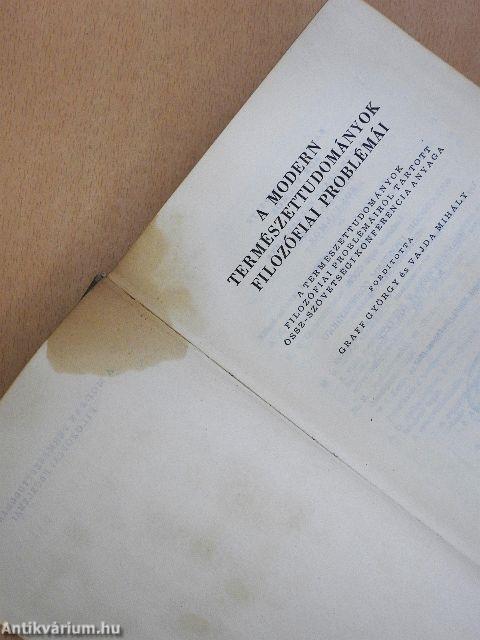 A modern természettudományok filozófiai problémái