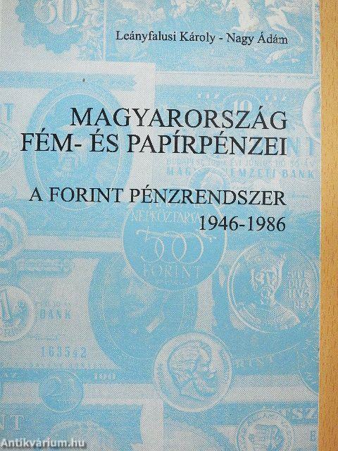 Magyarország fém- és papírpénzei. A forint pénzrendszer 1946-1986