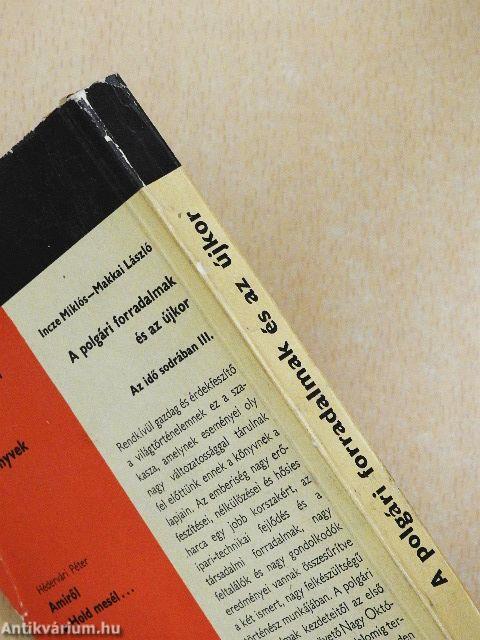 A polgári forradalmak és az újkor