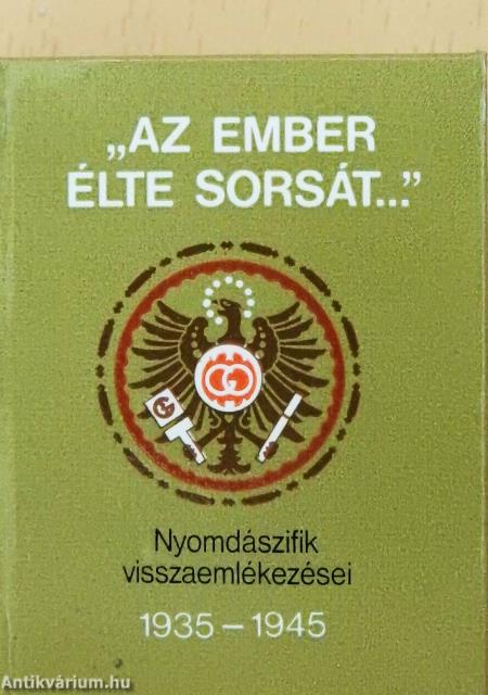 "Az ember élte sorsát..." (minikönyv) (számozott)