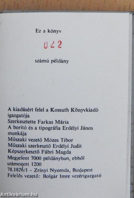 Zászlóbontás (minikönyv)/Zászlóbontás (minikönyv) (számozott)