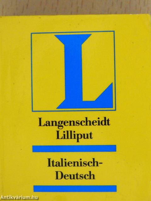 Langenscheidt Lilliput Italienisch-Deutsch (minikönyv)