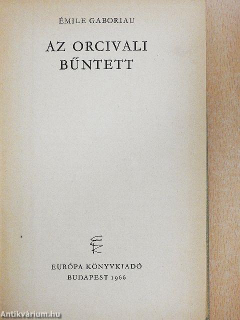 Az orcivali bűntett