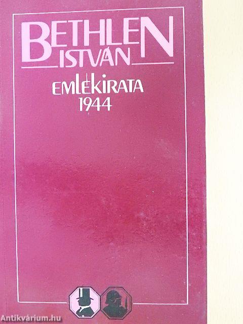 Bethlen István emlékirata