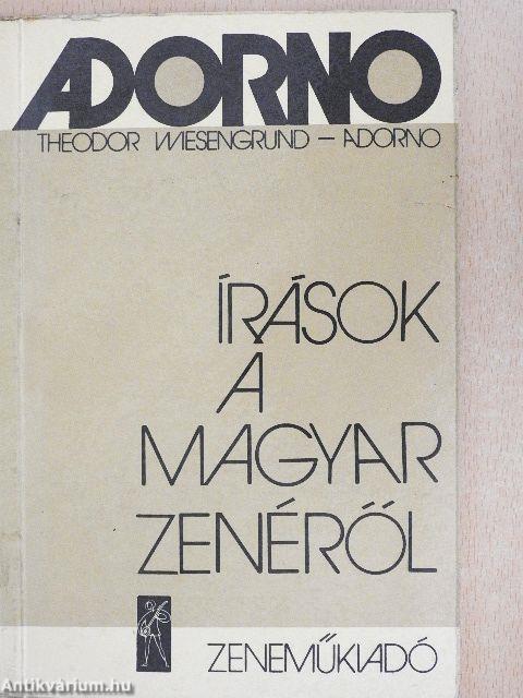 Írások a magyar zenéről