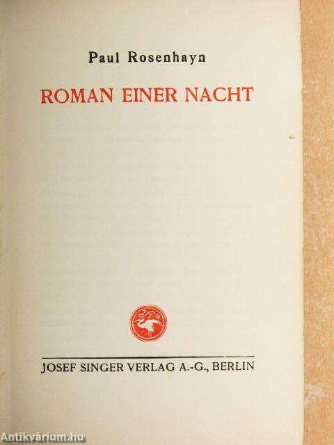 Roman einer Nacht