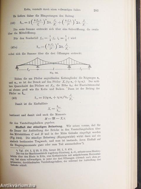 Die graphische Statik der Baukonstruktionen II/1-2.