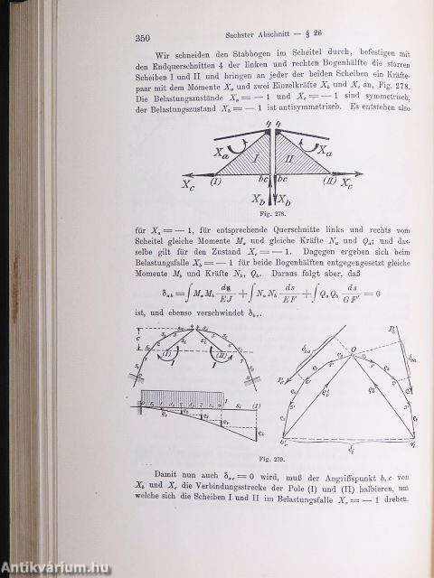 Die graphische Statik der Baukonstruktionen II/1-2.