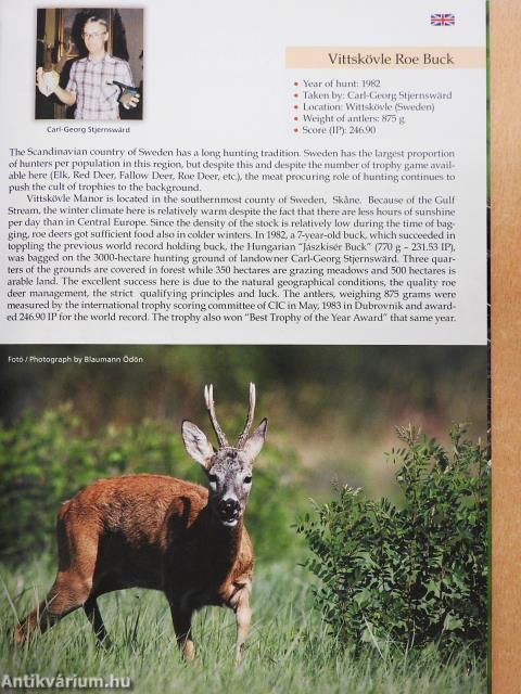 Európa Vadvilág Öröksége (dedikált példány)