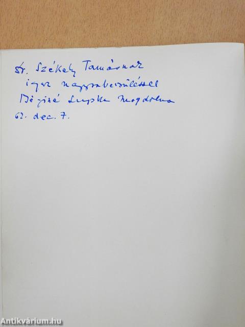 Aba-Novák emlékkiállítás (dedikált példány)