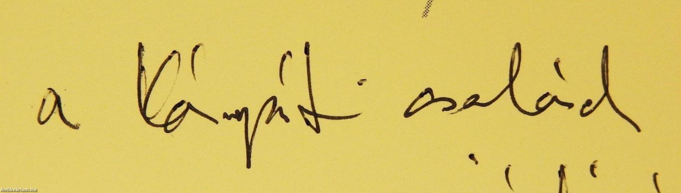 Arc (dedikált példány)