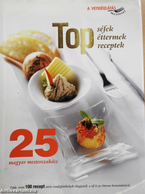 Top séfek, éttermek, receptek (dedikált példány)