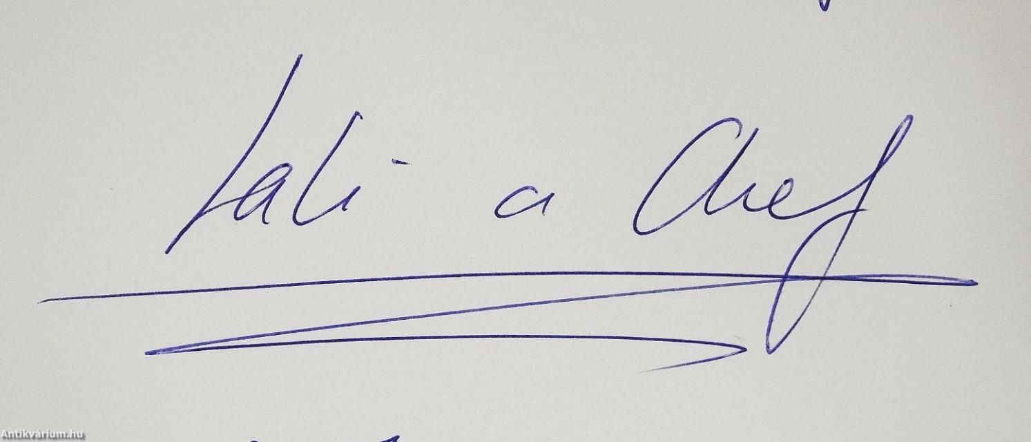 Top séfek, éttermek, receptek (dedikált példány)