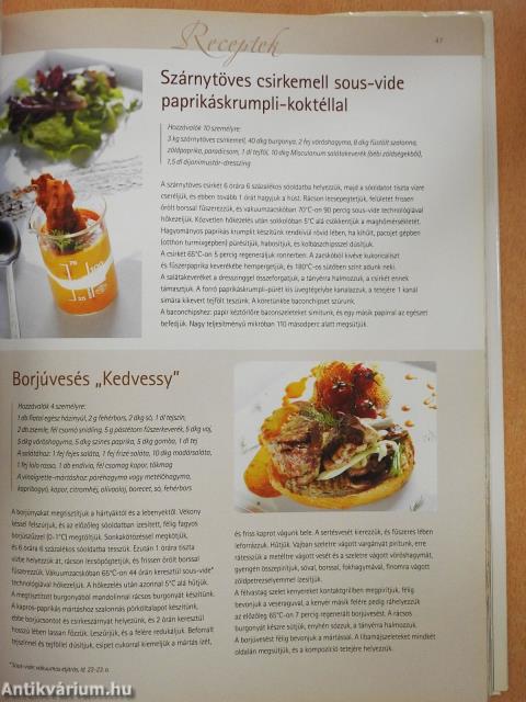 Top séfek, éttermek, receptek (dedikált példány)