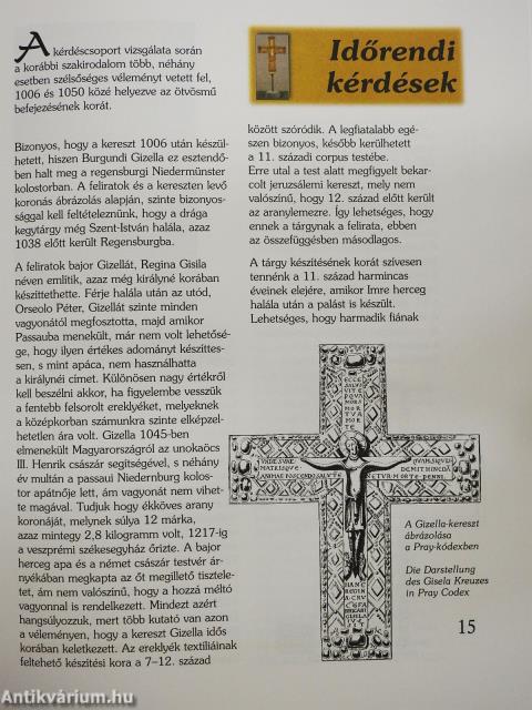 Ecce salus vitae: Íme az élet üdve-A Gizella kereszt (dedikált példány)