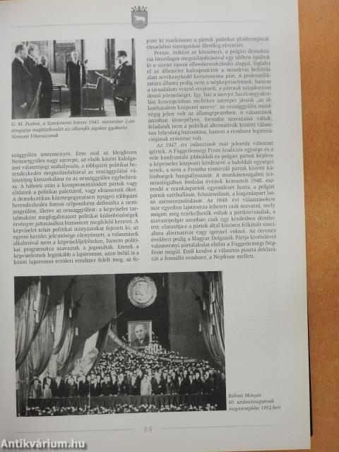 A karcagi választókerület története 1825-től napjainkig (többszörösen dedikált példány)