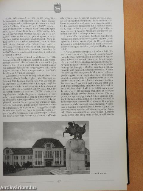 A karcagi választókerület története 1825-től napjainkig (többszörösen dedikált példány)