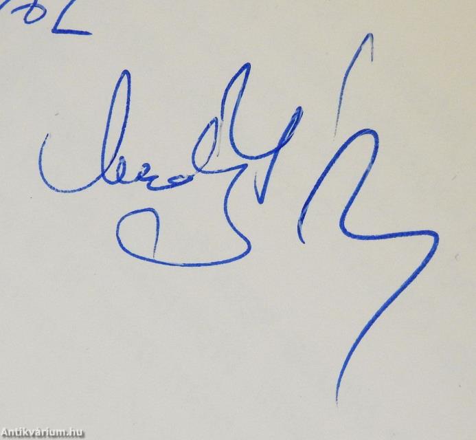 Az öttusa királyai a királyok városában (kétszeresen dedikált példány)