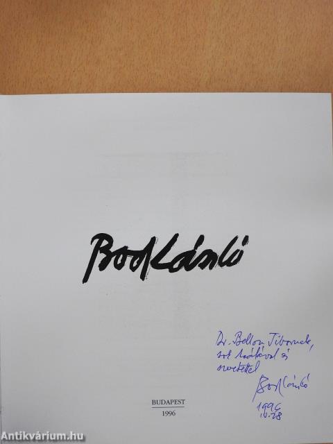 Bod László (dedikált példány)