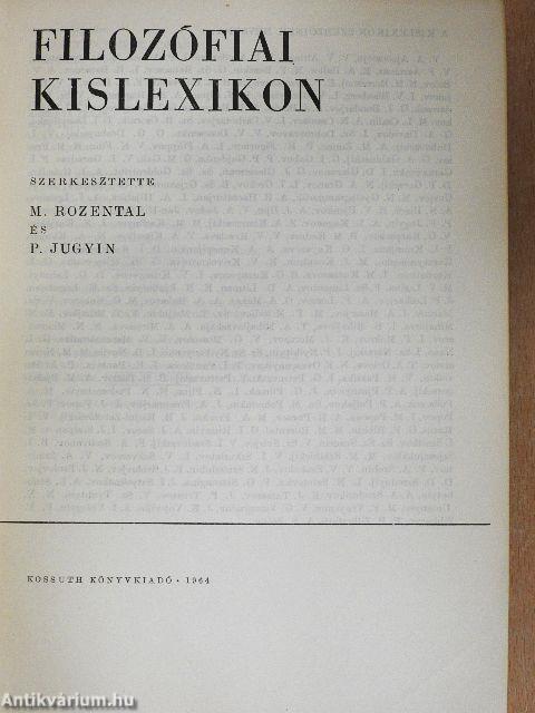 Filozófiai kislexikon