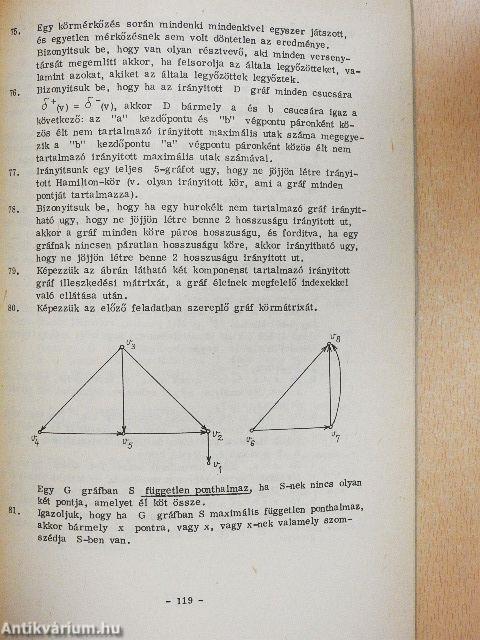 Példatár a bevezető fejezetek a matematikába c. tárgyhoz