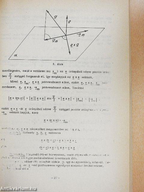 Lineáris algebra és geometria