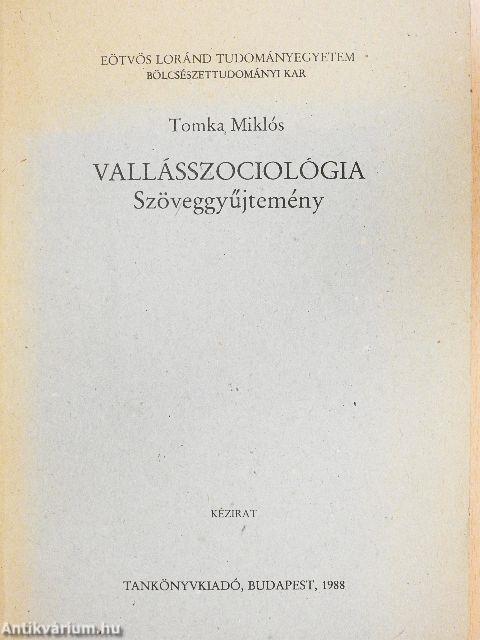 Vallásszociológia