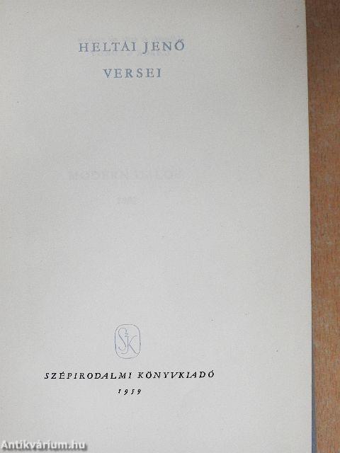 Heltai Jenő versei