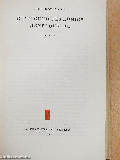 Die Jugend des Königs Henri Quatre