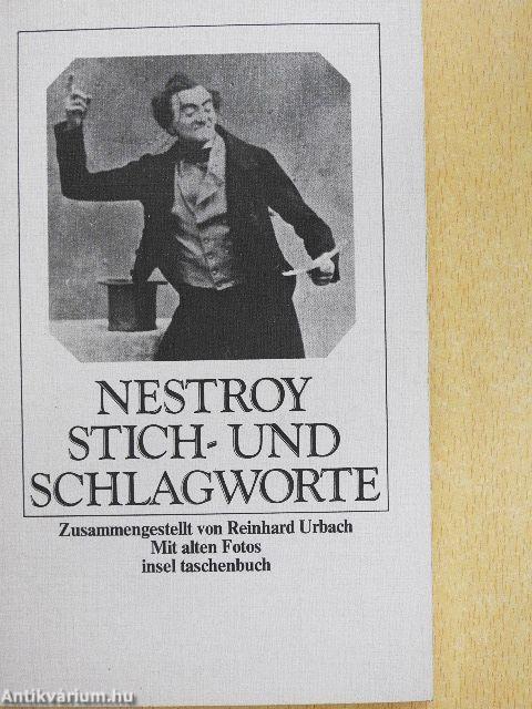 Nestroy Stich- und Schlagworte