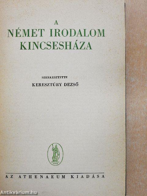 A német irodalom kincsesháza