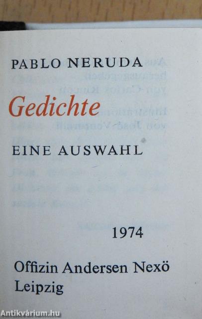 Gedichte (minikönyv)