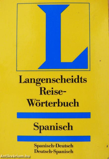 Langenscheidts Reisewörterbuch Spanisch (minikönyv)
