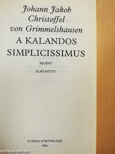 A kalandos Simplicissimus I-II.