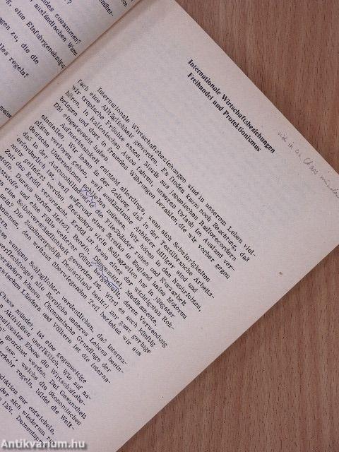 Német nyelvű általános közgazdasági szöveggyűjtemény