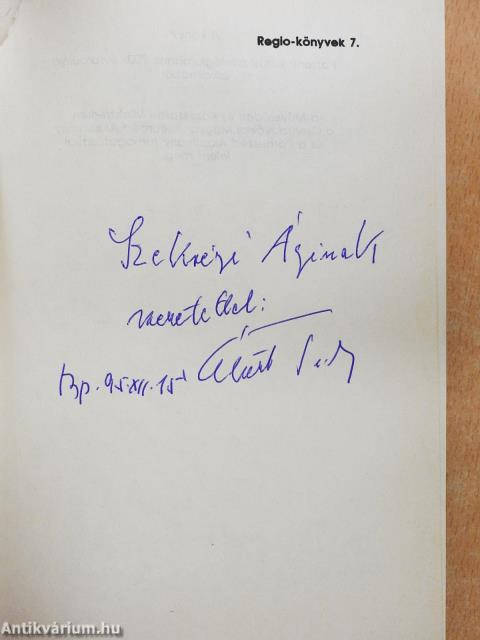 Jób könyve (dedikált példány)