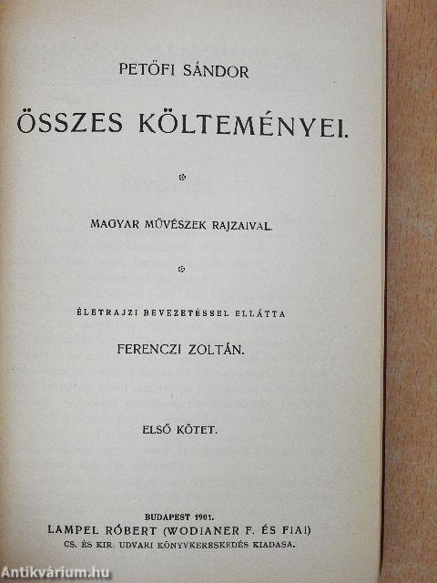 Petőfi Sándor összes költeményei I-II.