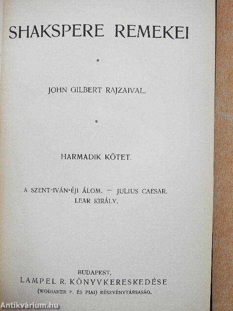 Shakspere remekei III.